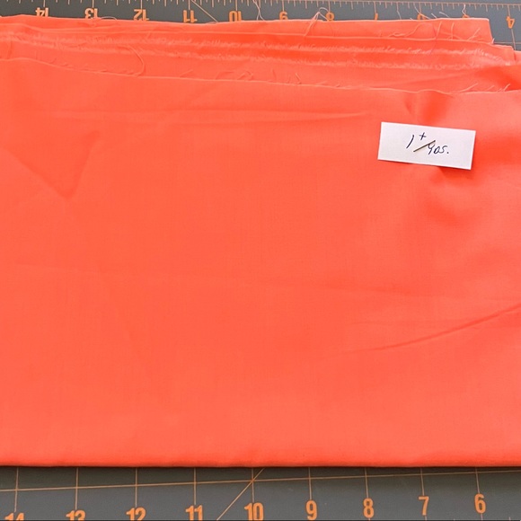 Sewing Fabric Quilting Material Bright Orange Halloween Craft Supplies - Picture 1 of 1